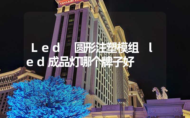 Led 圆形注塑模组 led成品灯哪个牌子好